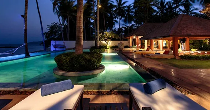Ban Mekkala  Villa at Night Time 
