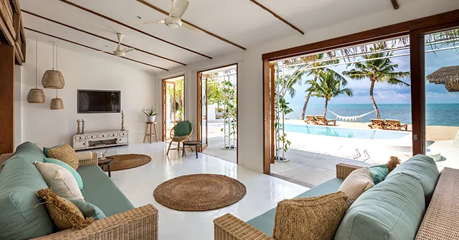 Kya Beach House  Living Room