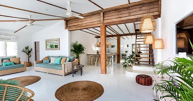 Kya Beach House  Living Room