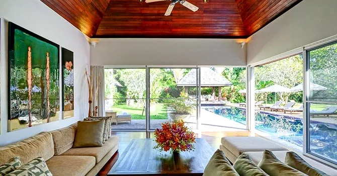 Villa Samakee  Living Room 