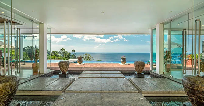 Villa Solaris  View from entrance