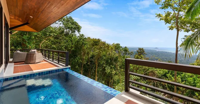 Vista Mar Villa  Plunge pool seaview