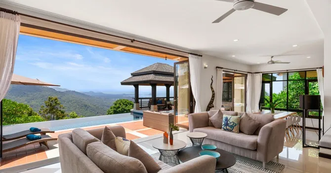 Vista Mar Villa  Living room