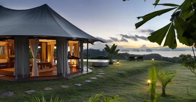 9 Hornbills Tented Pool Villa  Tented Pool Villa_back
