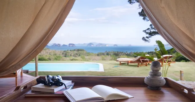 9 Hornbills Tented Pool Villa  Tented Pool Villa_View