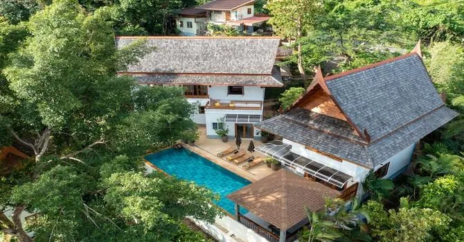 Ao Yon Paradise Villa  Aerial shot