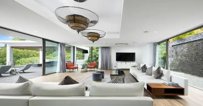 Moon Shadow Villa  Living area