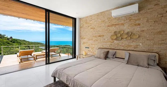 Sunrise Hills Tranquil 4br pool villa sea view  Bedroom