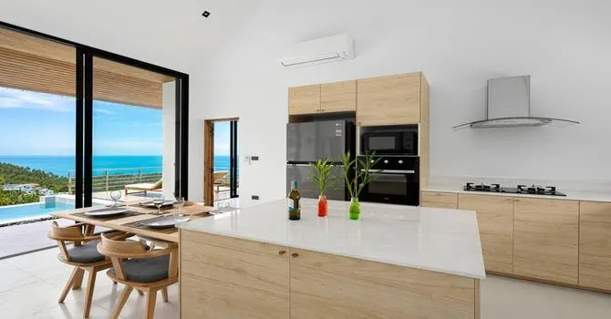 Sunrise Hills Tranquil 4br pool villa sea view  Kitchen