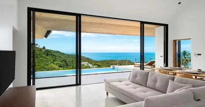 Sunrise Hills Tranquil 4br pool villa sea view  Living area