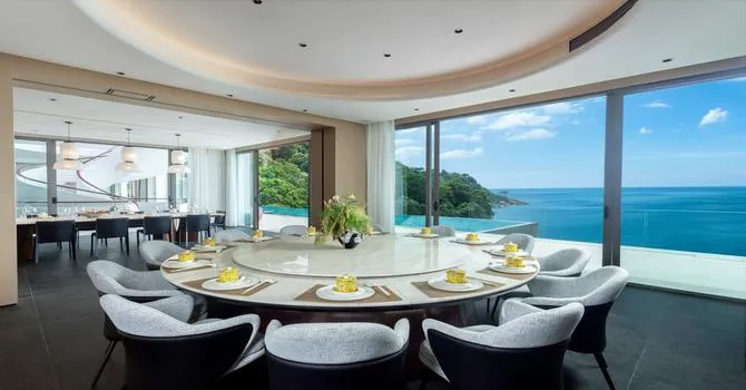 The Aquila Villa  Dining area