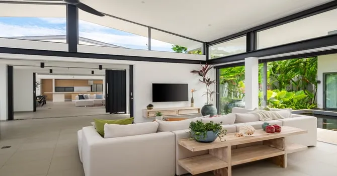 Twin Villas Natai  Living Area
