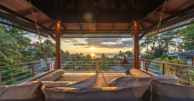 Villa Gecko  Living & View