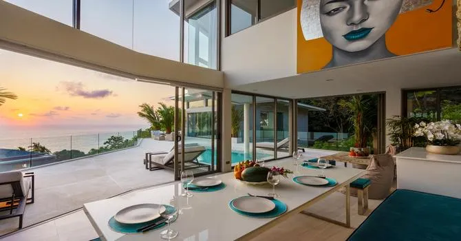 Villa Maji  Dining area