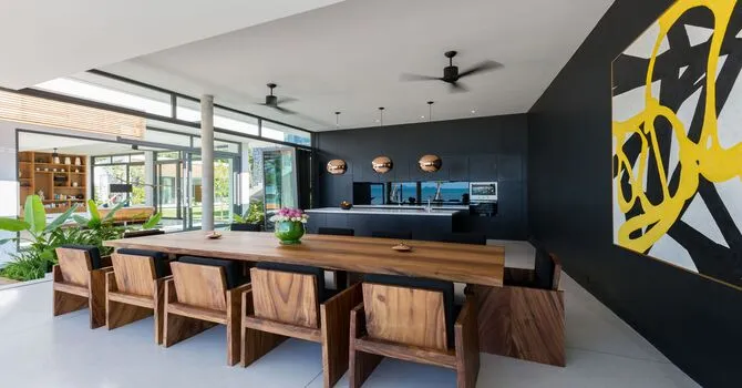 Villa Malouna  Dining room