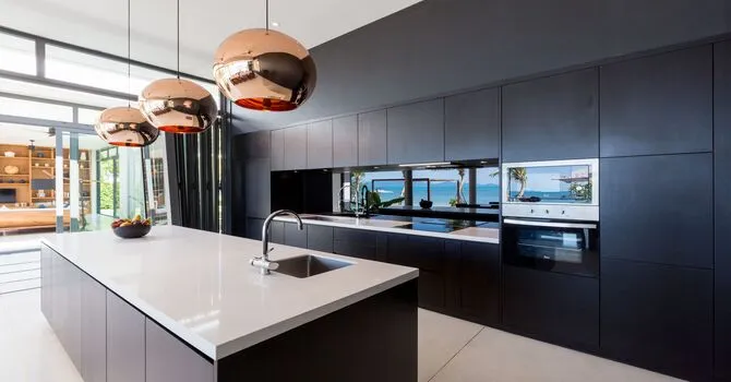 Villa Malouna  kitchen room