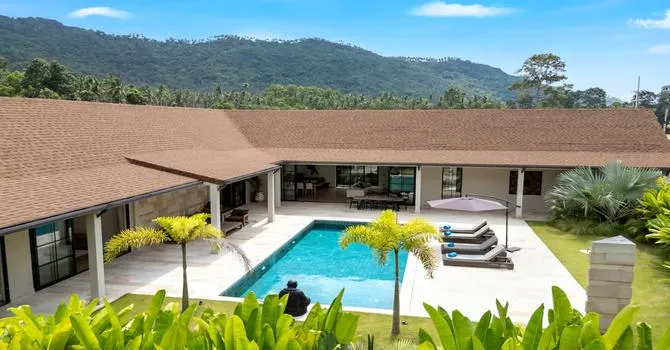 Villa Mangosteen  Aerial shot