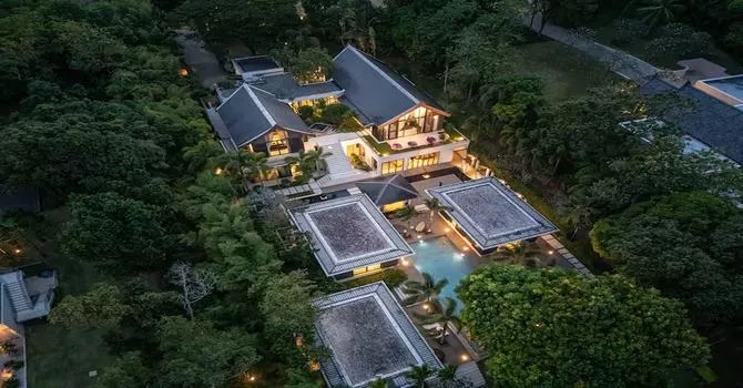 Villa Marina  Aerial shot