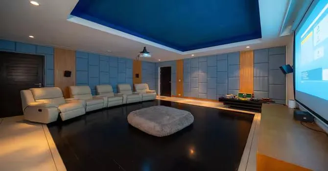 Villa Marina  Movie room