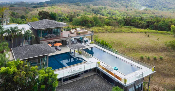Villa Suriyan  Aerial Shot