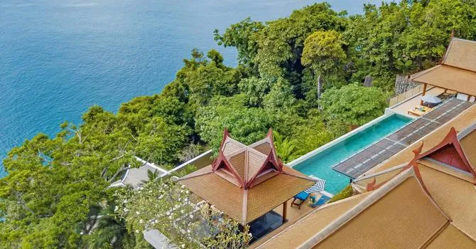 Villa Varya  Aerial shot