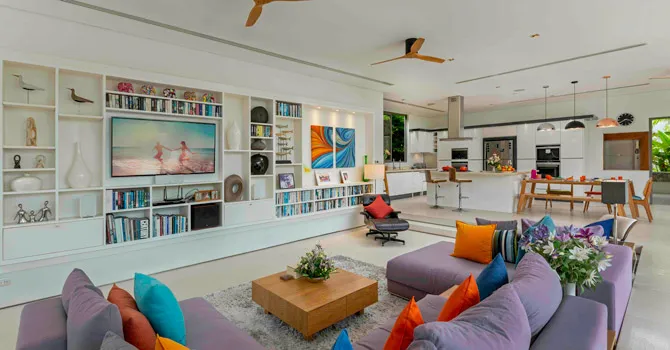 Villa White Skies  Living area 1