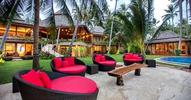 Villa Kalyana  Orchid wing Pool area