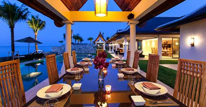 Villa Wayu  Alfresco Outdoor Dining Table